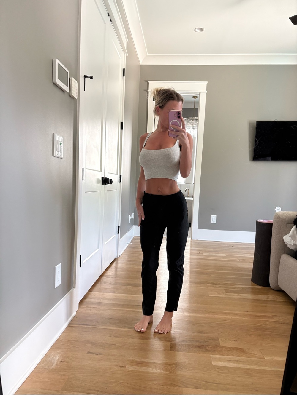 Women's Black Slim Jogger Pants